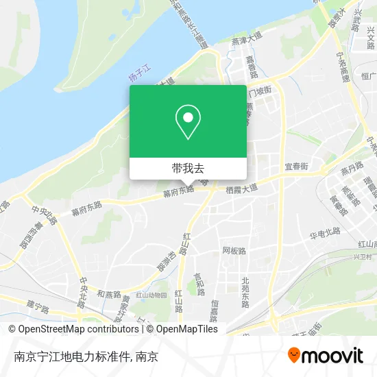 南京宁江地电力标准件地图