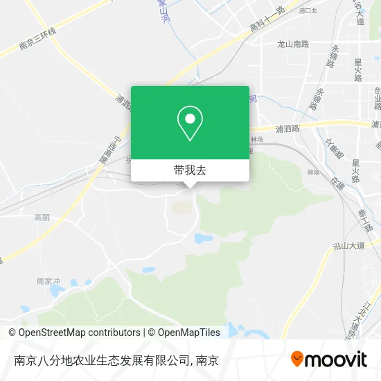 南京八分地农业生态发展有限公司地图