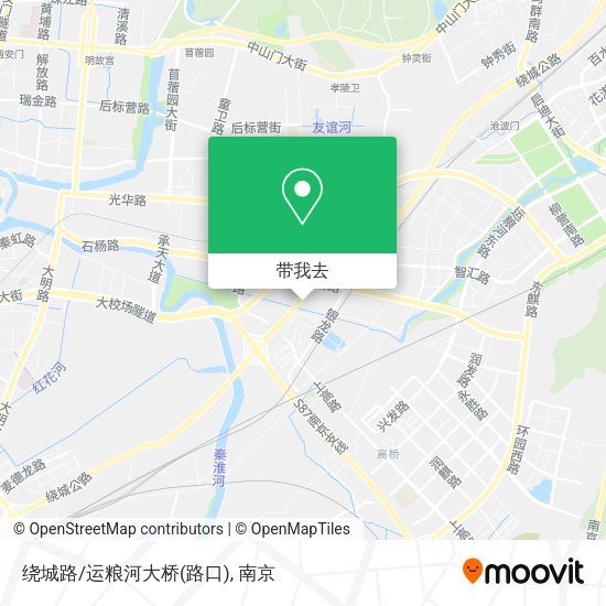 绕城路/运粮河大桥(路口)地图