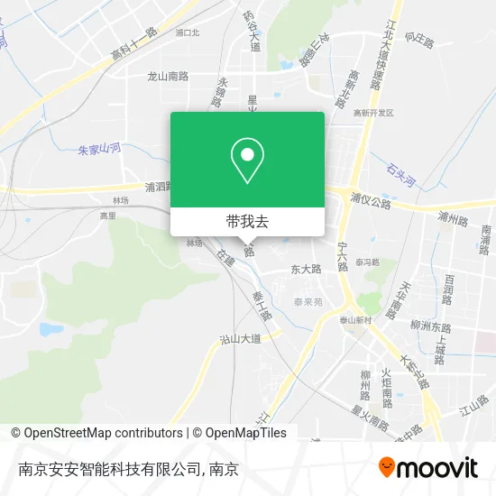 南京安安智能科技有限公司地图