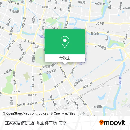 宜家家居(南京店)-地面停车场地图