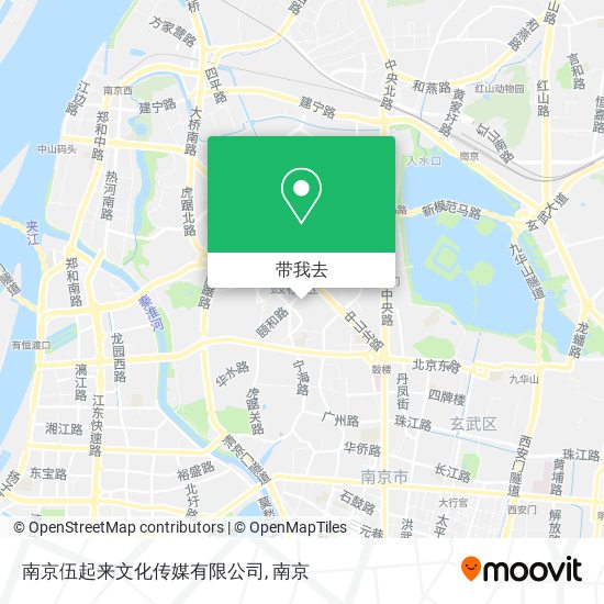 南京伍起来文化传媒有限公司地图