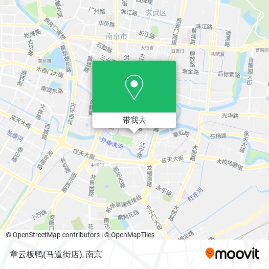 章云板鸭(马道街店)地图