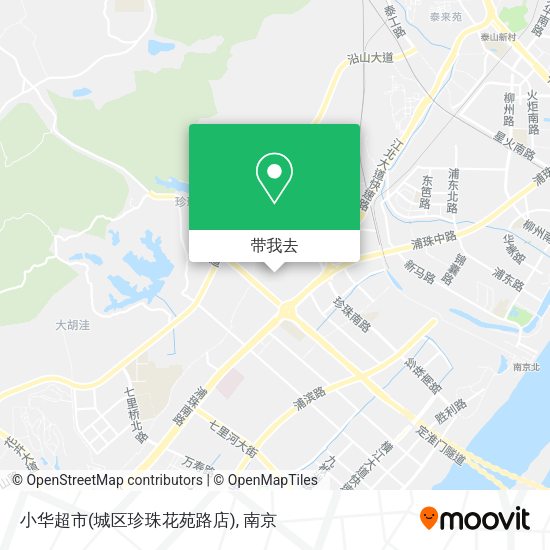 小华超市(城区珍珠花苑路店)地图