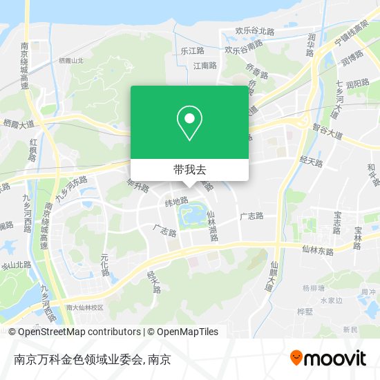 南京万科金色领域业委会地图