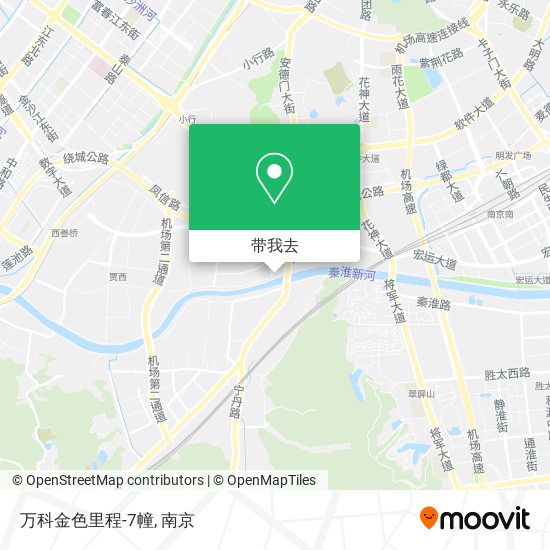 万科金色里程-7幢地图