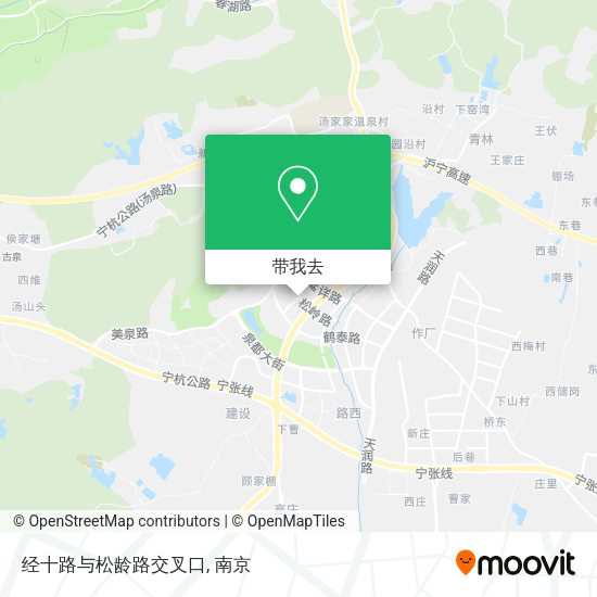 经十路与松龄路交叉口地图