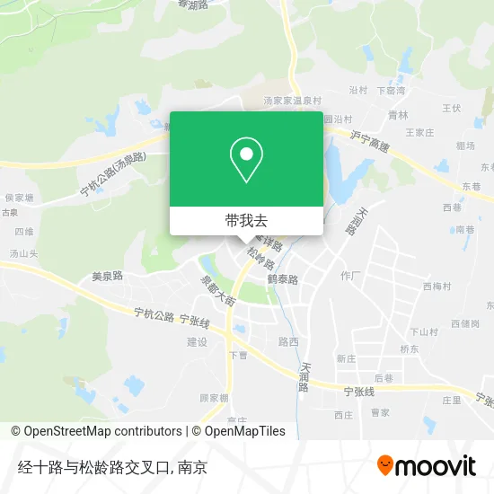经十路与松龄路交叉口地图