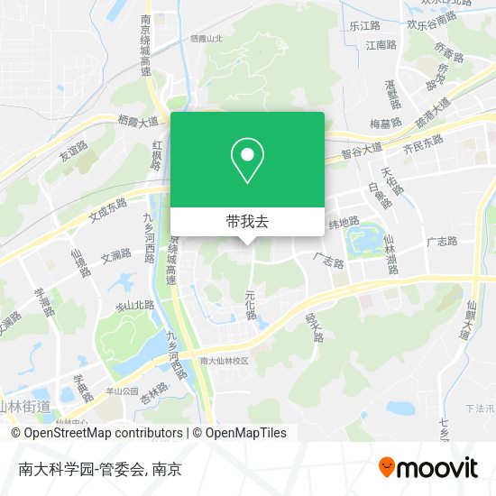 南大科学园-管委会地图