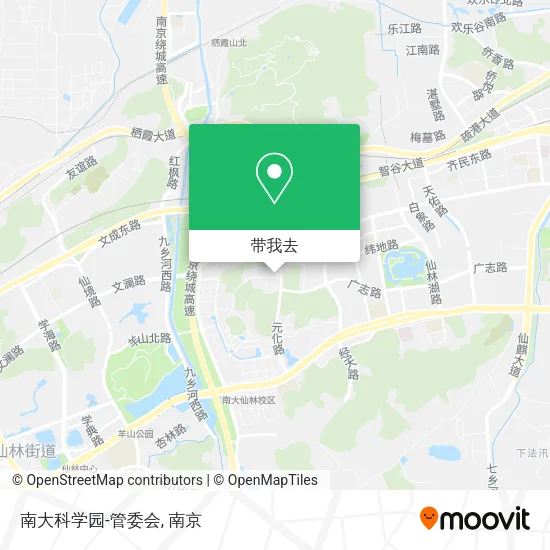 南大科学园-管委会地图