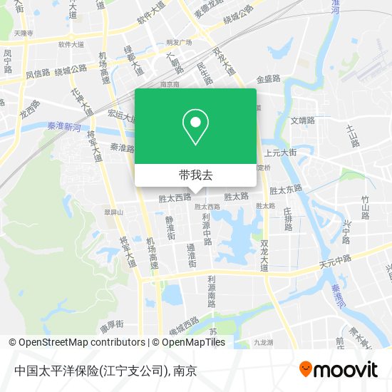 中国太平洋保险(江宁支公司)地图