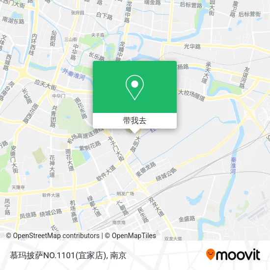 慕玛披萨NO.1101(宜家店)地图