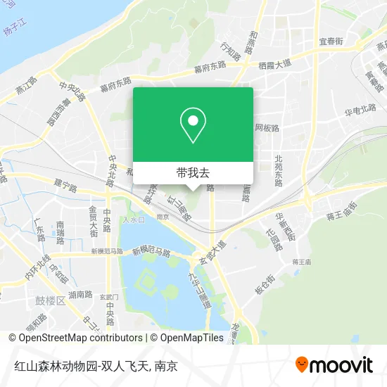 红山森林动物园-双人飞天地图