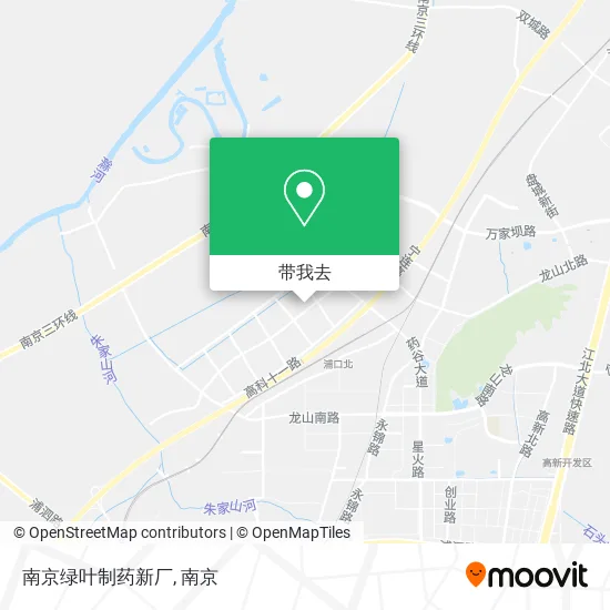 南京绿叶制药新厂地图