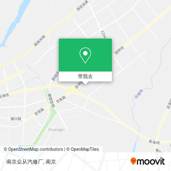 南京众从汽修厂地图