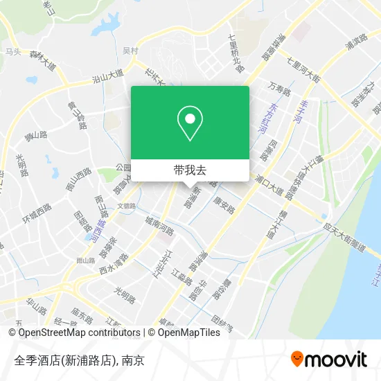 全季酒店(新浦路店)地图
