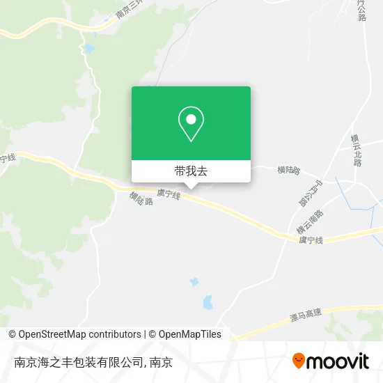 南京海之丰包装有限公司地图