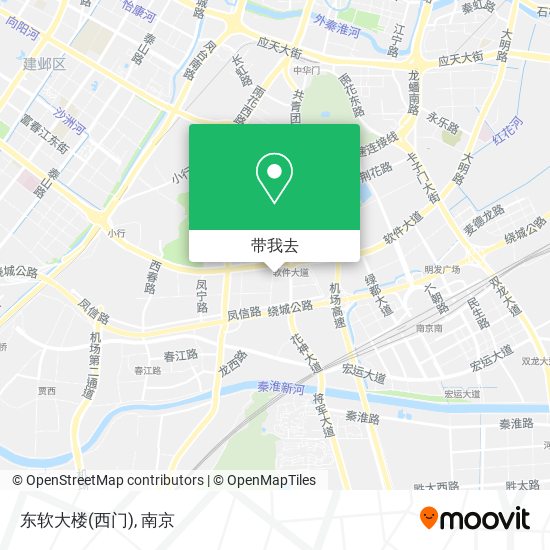 东软大楼(西门)地图