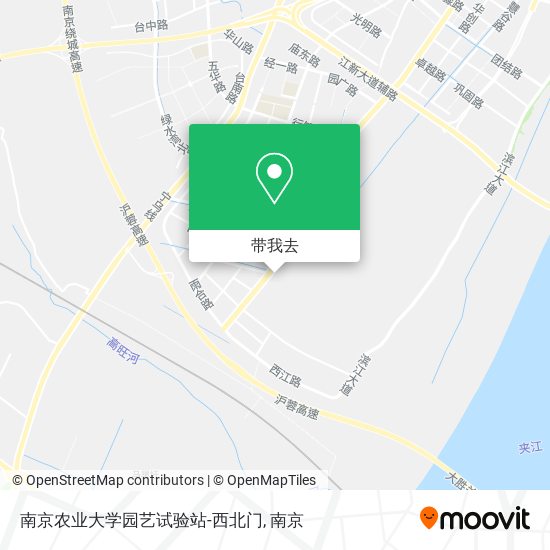 南京农业大学园艺试验站-西北门地图