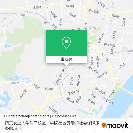 南京农业大学浦口校区工学院社区劳动和社会保障服务站地图