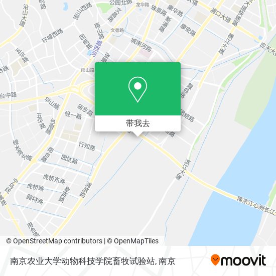 南京农业大学动物科技学院畜牧试验站地图