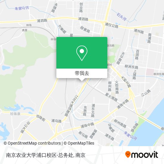 南京农业大学浦口校区-总务处地图