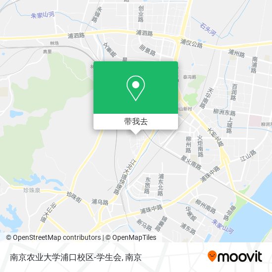 南京农业大学浦口校区-学生会地图