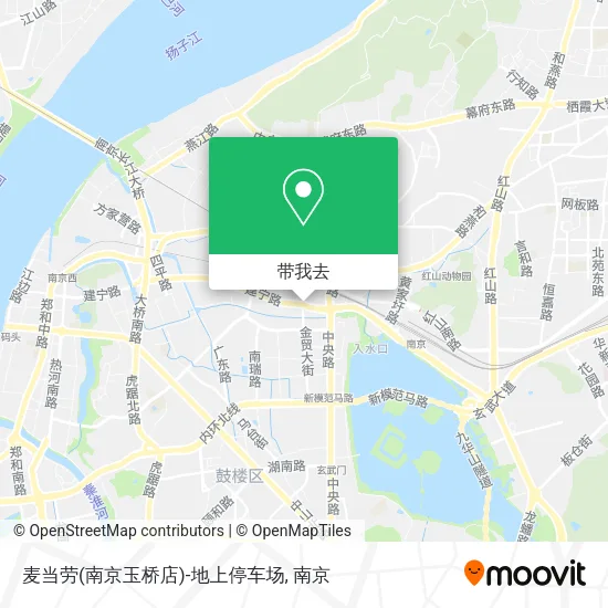 麦当劳(南京玉桥店)-地上停车场地图