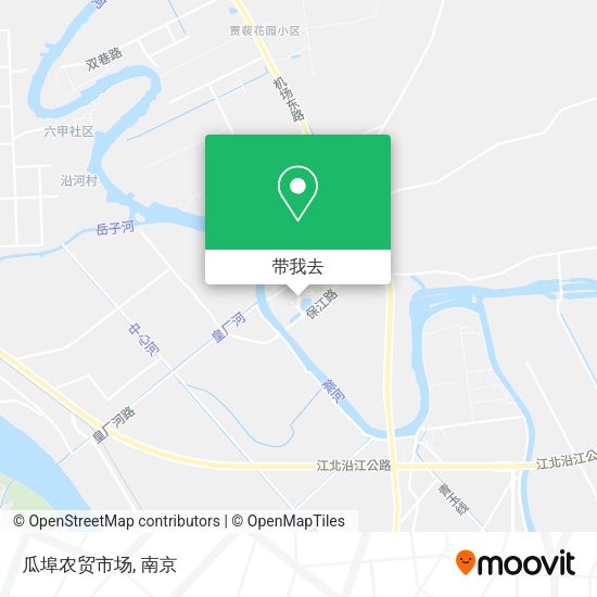 瓜埠农贸市场地图