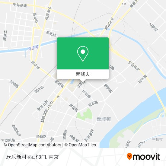 欣乐新村-西北3门地图