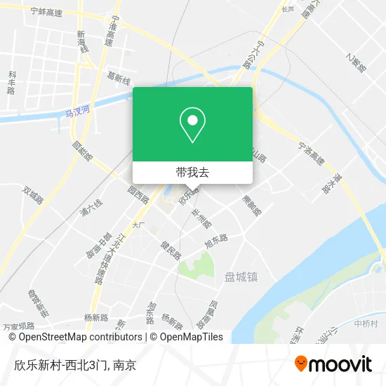 欣乐新村-西北3门地图