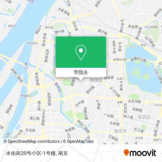 水佑岗20号小区-1号楼地图