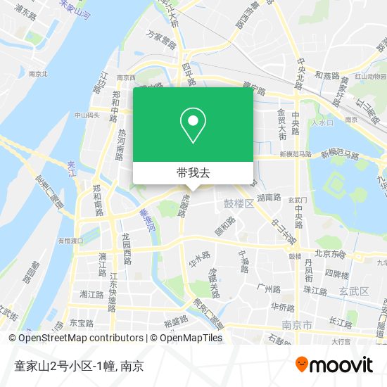 童家山2号小区-1幢地图