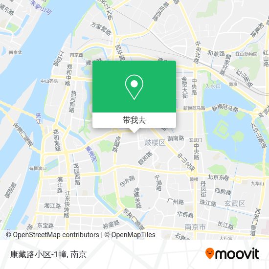 康藏路小区-1幢地图