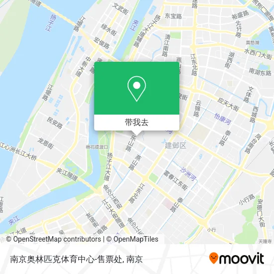 南京奥林匹克体育中心-售票处地图