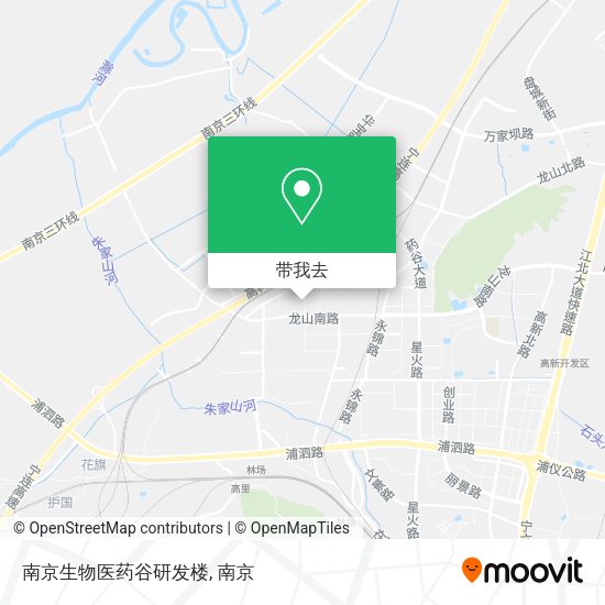 南京生物医药谷研发楼地图