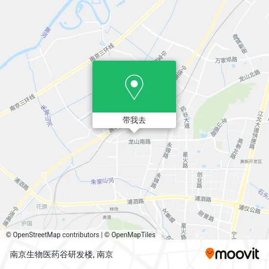 南京生物医药谷研发楼地图