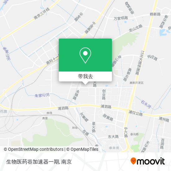 生物医药谷加速器一期地图