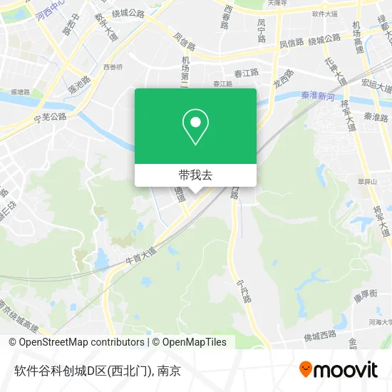 软件谷科创城D区(西北门)地图