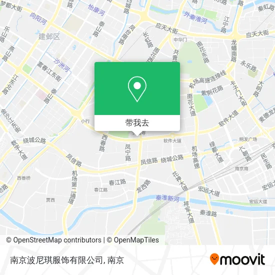 南京波尼琪服饰有限公司地图