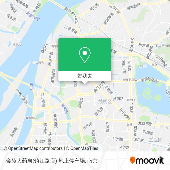 金陵大药房(镇江路店)-地上停车场地图