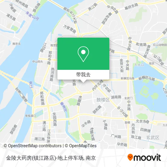 金陵大药房(镇江路店)-地上停车场地图