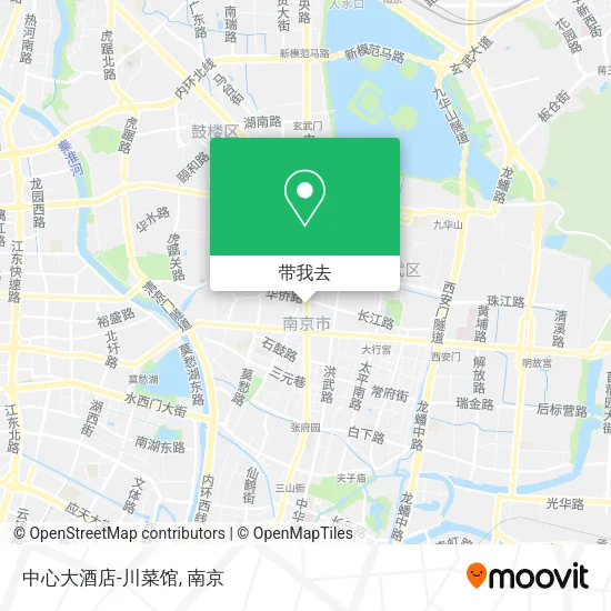 中心大酒店-川菜馆地图