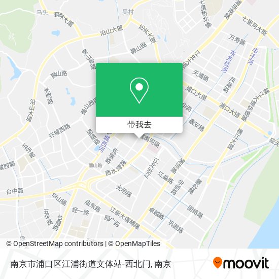 南京市浦口区江浦街道文体站-西北门地图