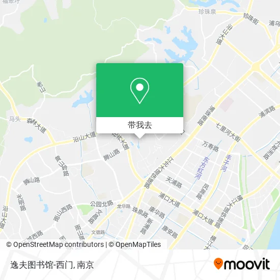 逸夫图书馆-西门地图