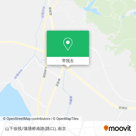 山下徐线/蒲塘桥南路(路口)地图