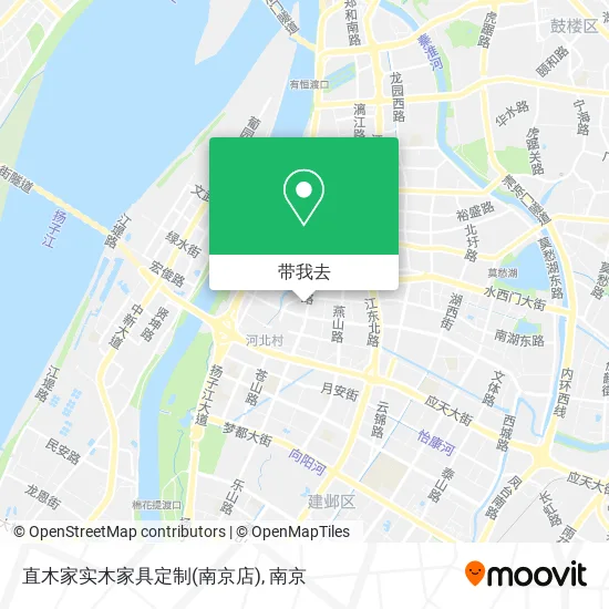 直木家实木家具定制(南京店)地图
