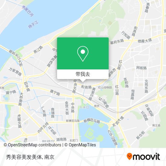 秀美容美发美体地图