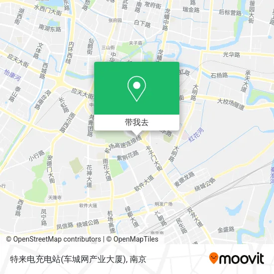 特来电充电站(车城网产业大厦)地图