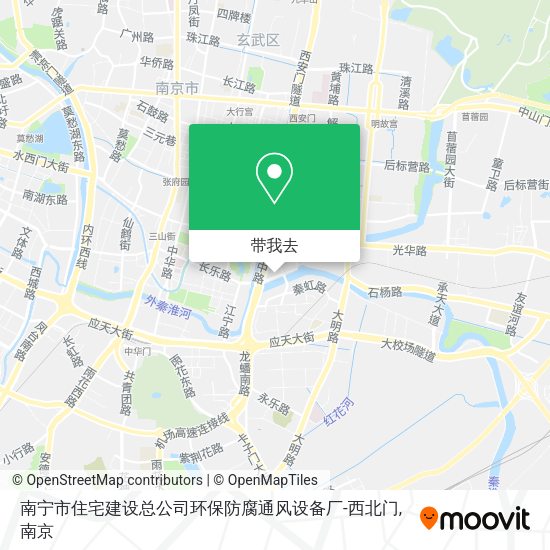 南宁市住宅建设总公司环保防腐通风设备厂-西北门地图